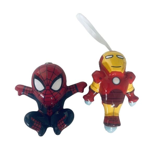 Hallmark Other - 2019 Hallmark Christmas Ornaments Marvel Spider-Man Iron-Man Decoupage Ornaments